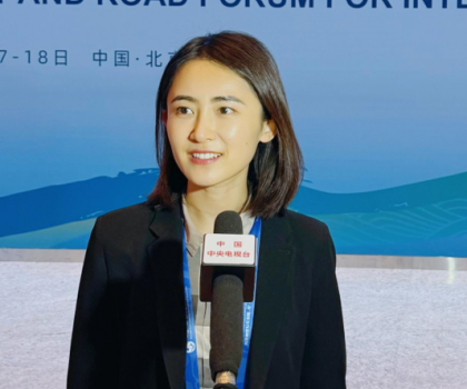 出席“一帶一路”國際合作高峰論壇，惠達衛(wèi)浴王佳接受央視、鳳凰新聞采訪！